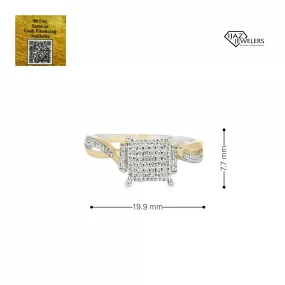 10K Gold 0.10 CTW Diamond Ladies Ring