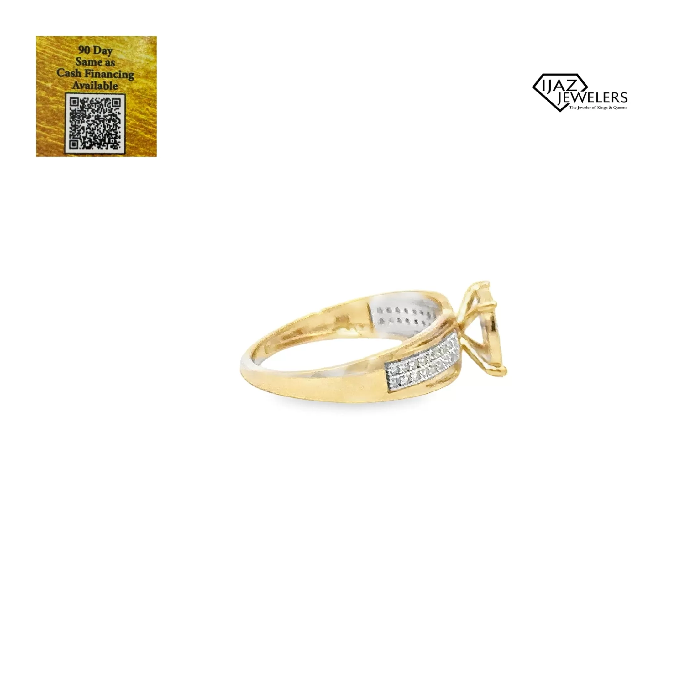 10K gold 0.15 CTW Diamond Ring