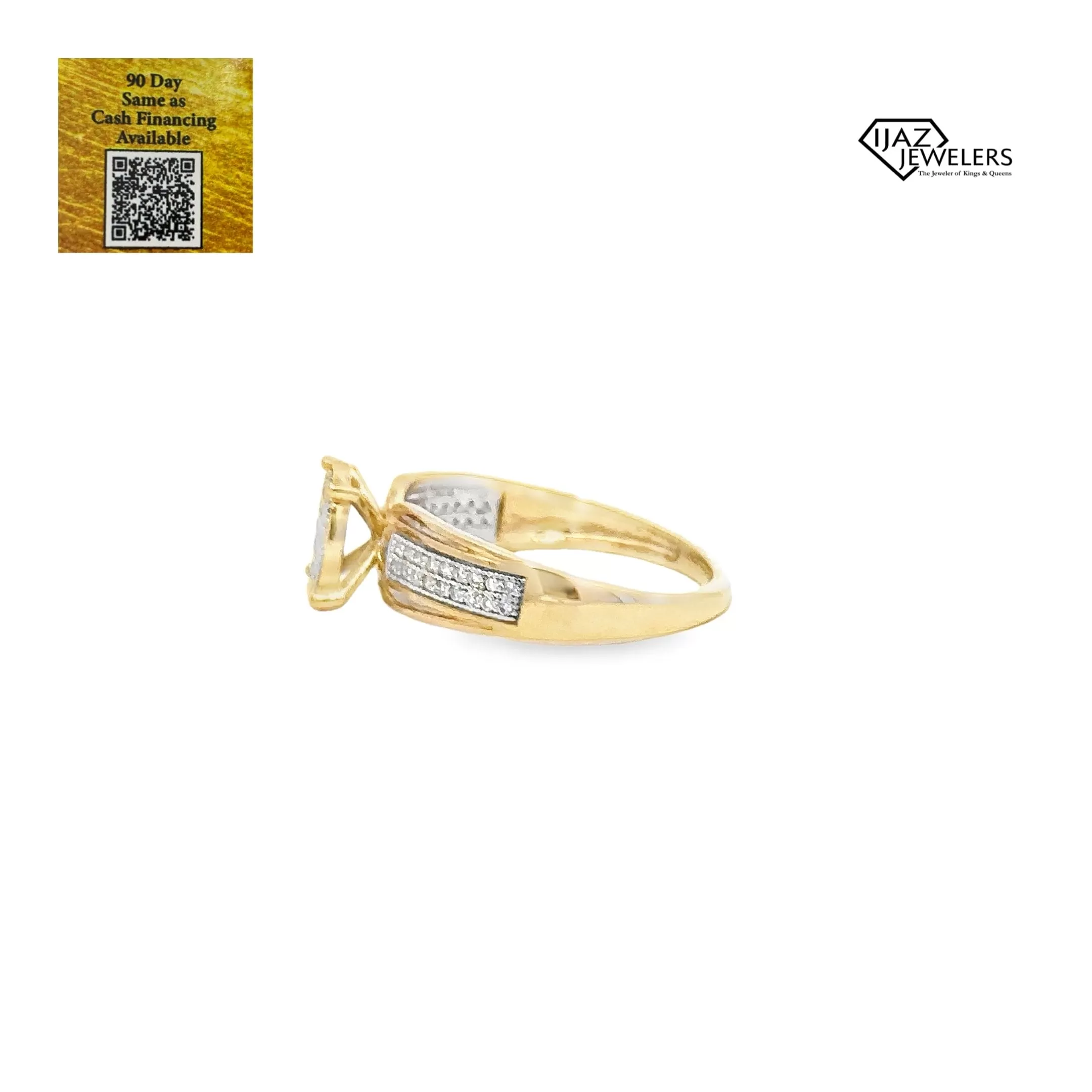 10K gold 0.15 CTW Diamond Ring