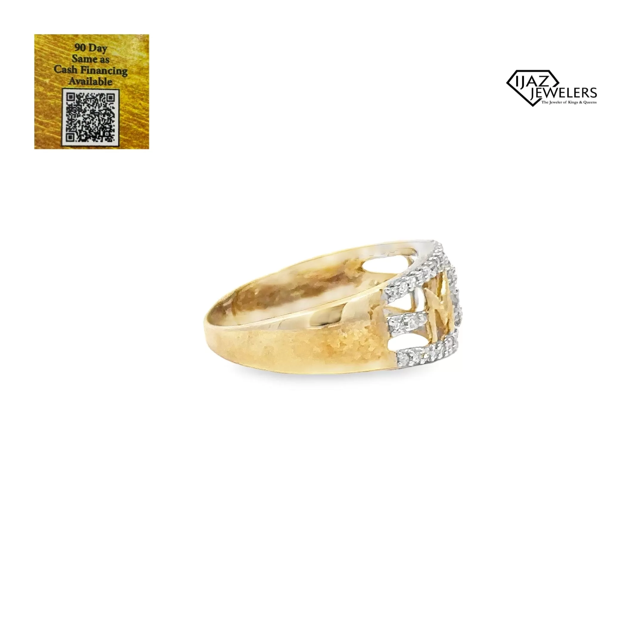 10K Gold 0.25 CTW Diamond MOM Ring