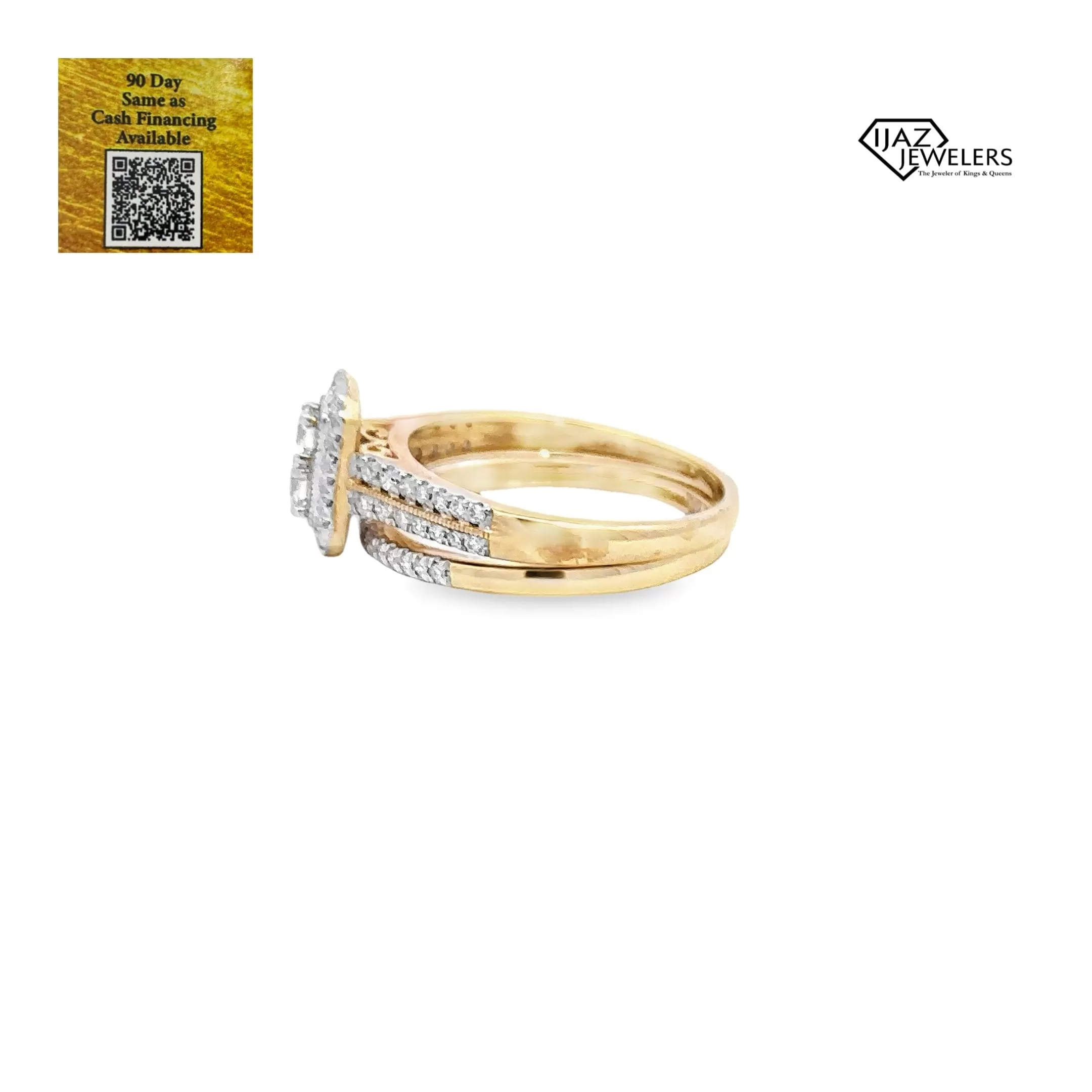 10K Gold 0.66 CTW Diamond Ladies Engagement Set