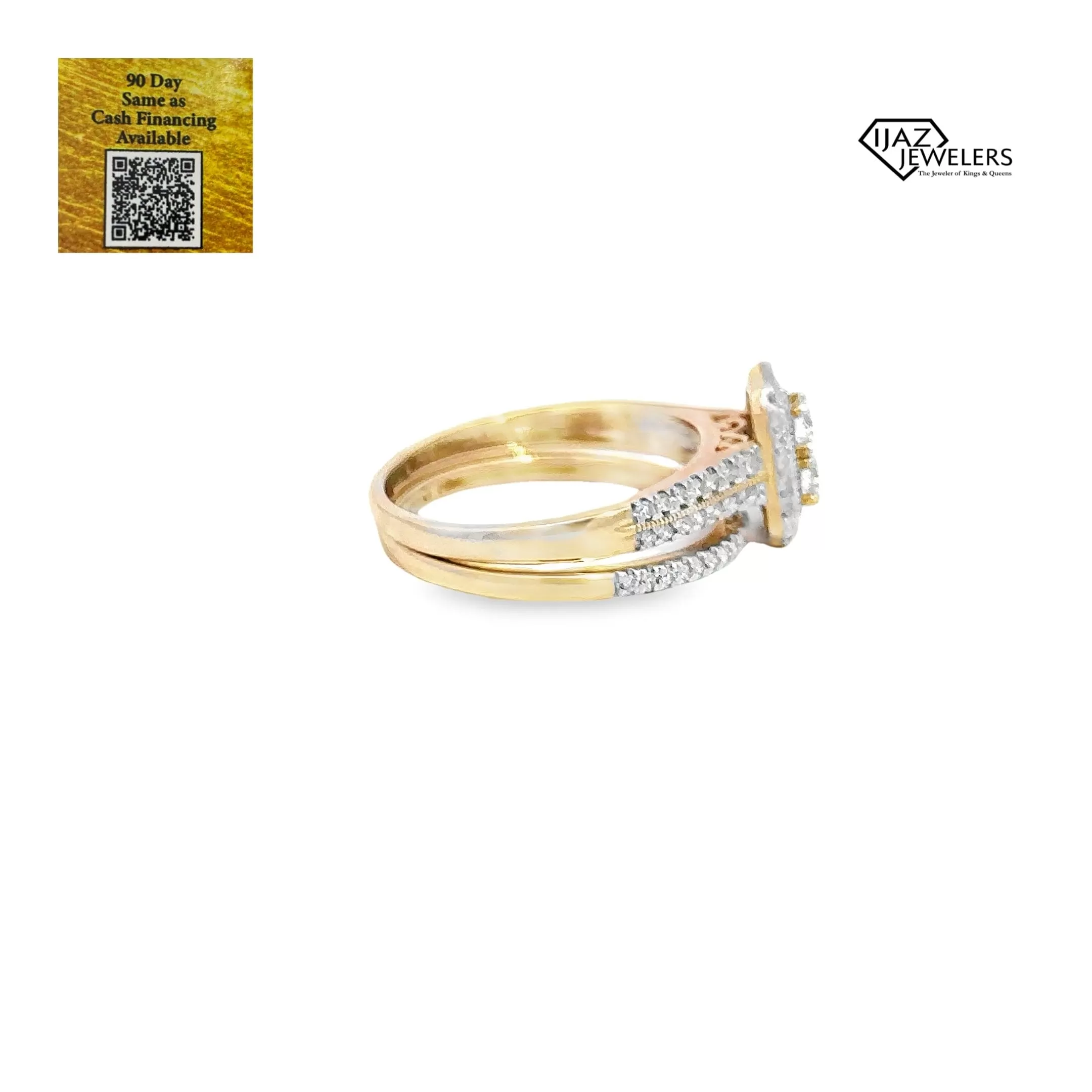 10K Gold 0.66 CTW Diamond Ladies Engagement Set