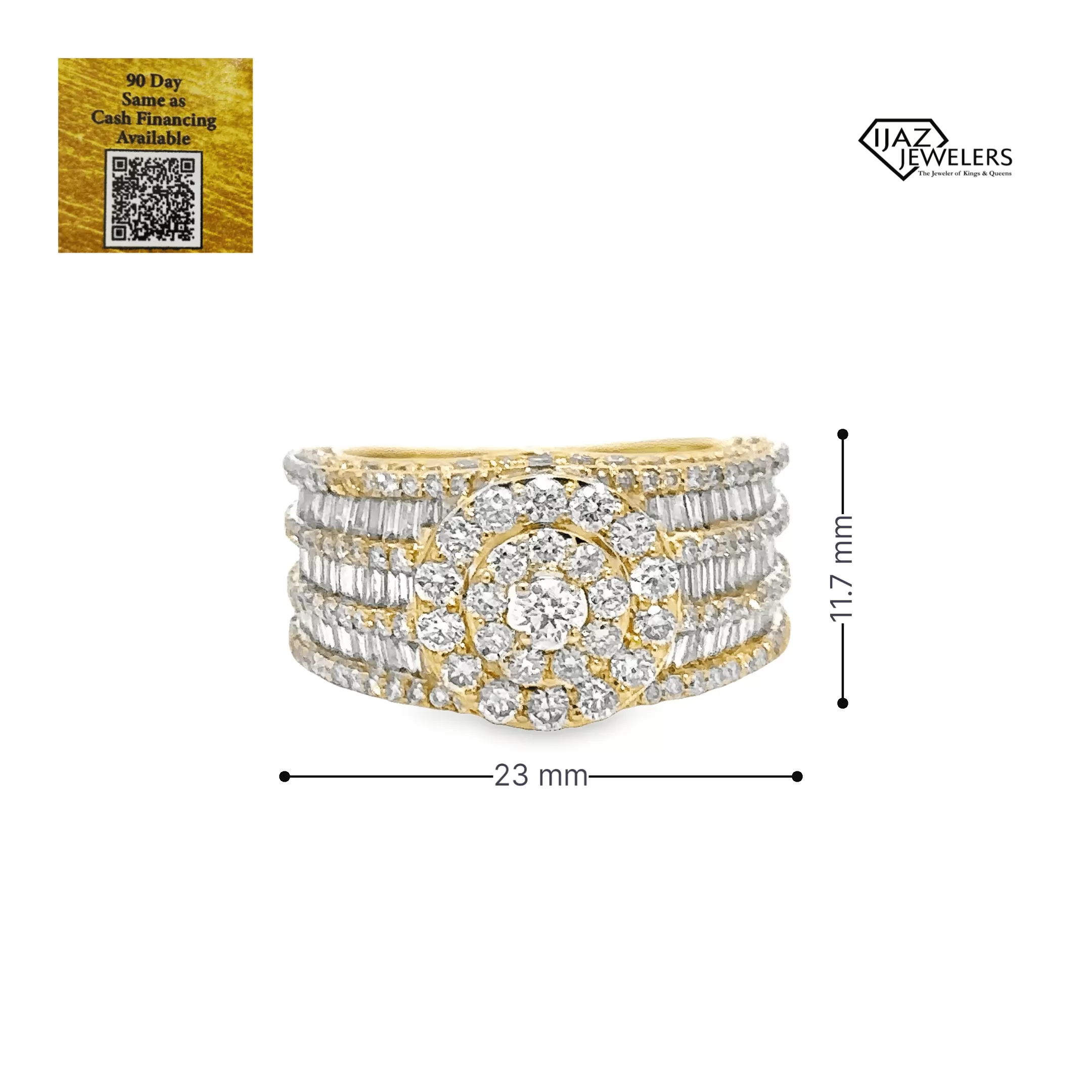 10K Gold 2.90 CTW Diamond Ladies Ring