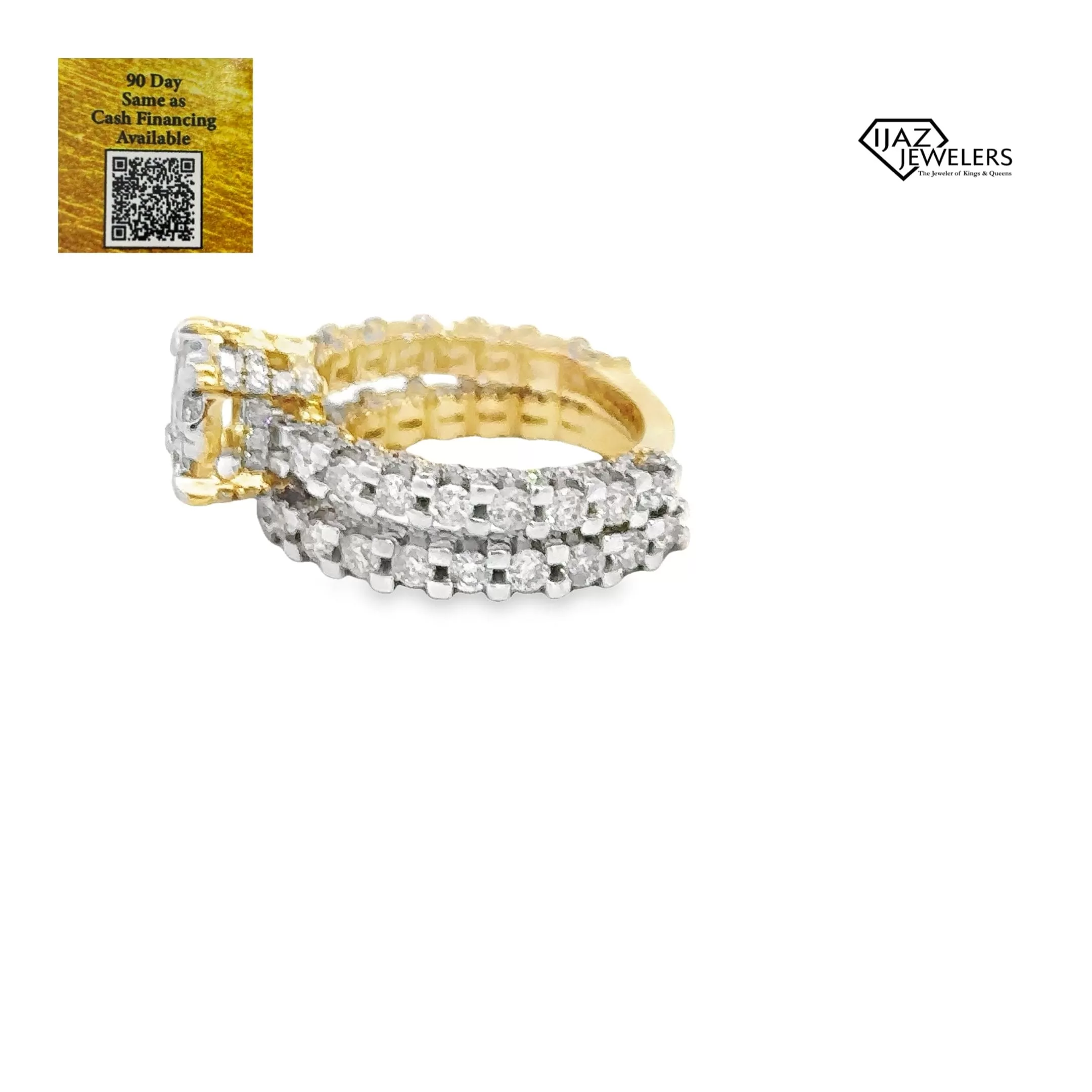 10K Gold 3.15 CTW Diamond Ladies Engagement Set