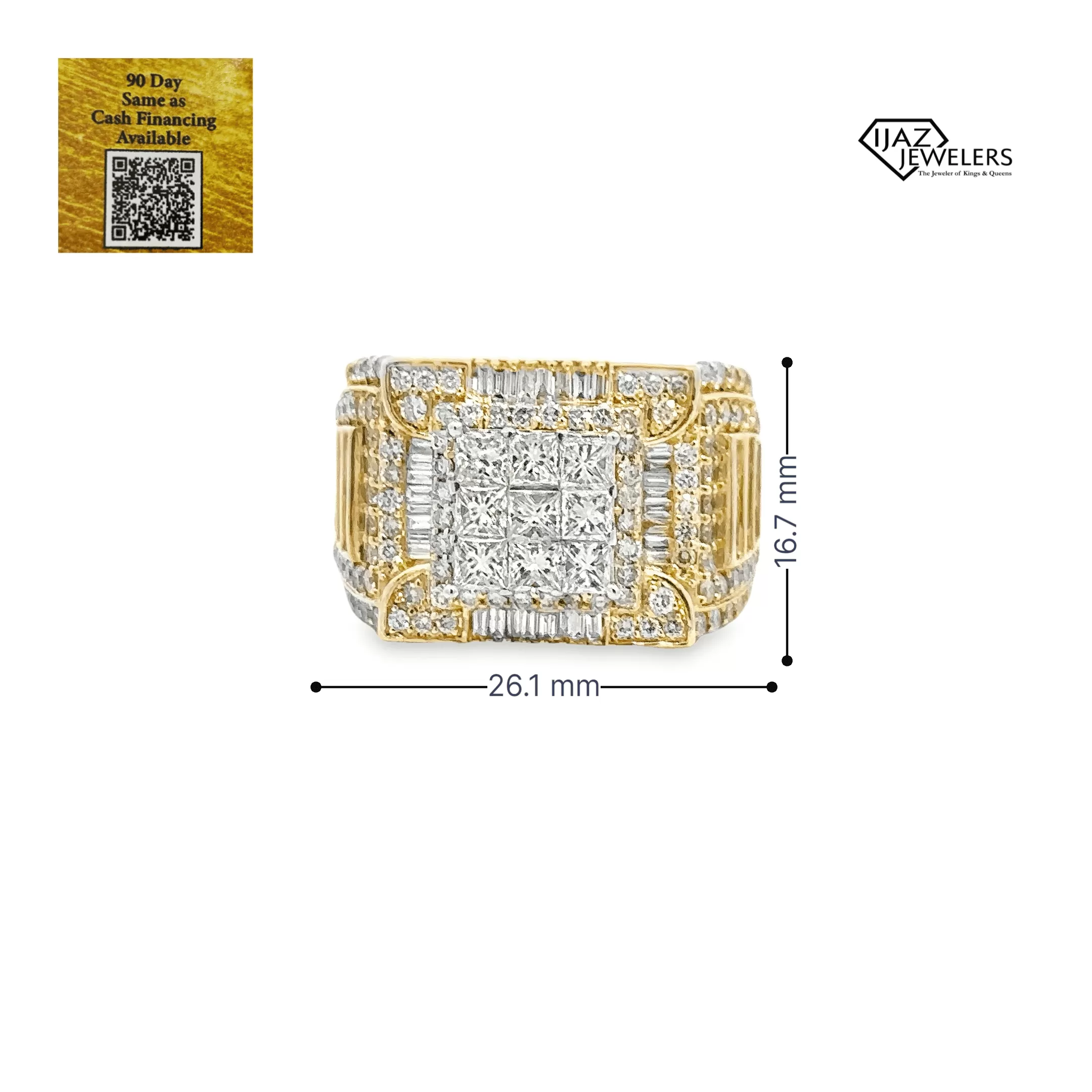 10K Gold 3.85 CTW Diamond Ring