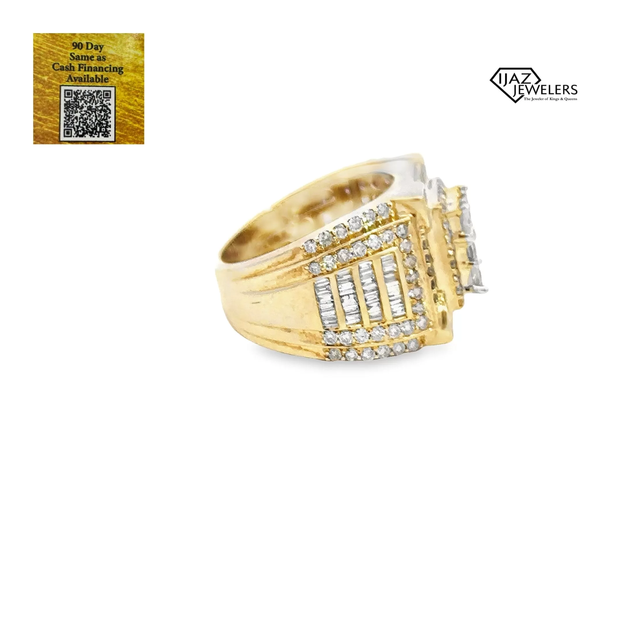 10K Gold 3.85 CTW Diamond Ring