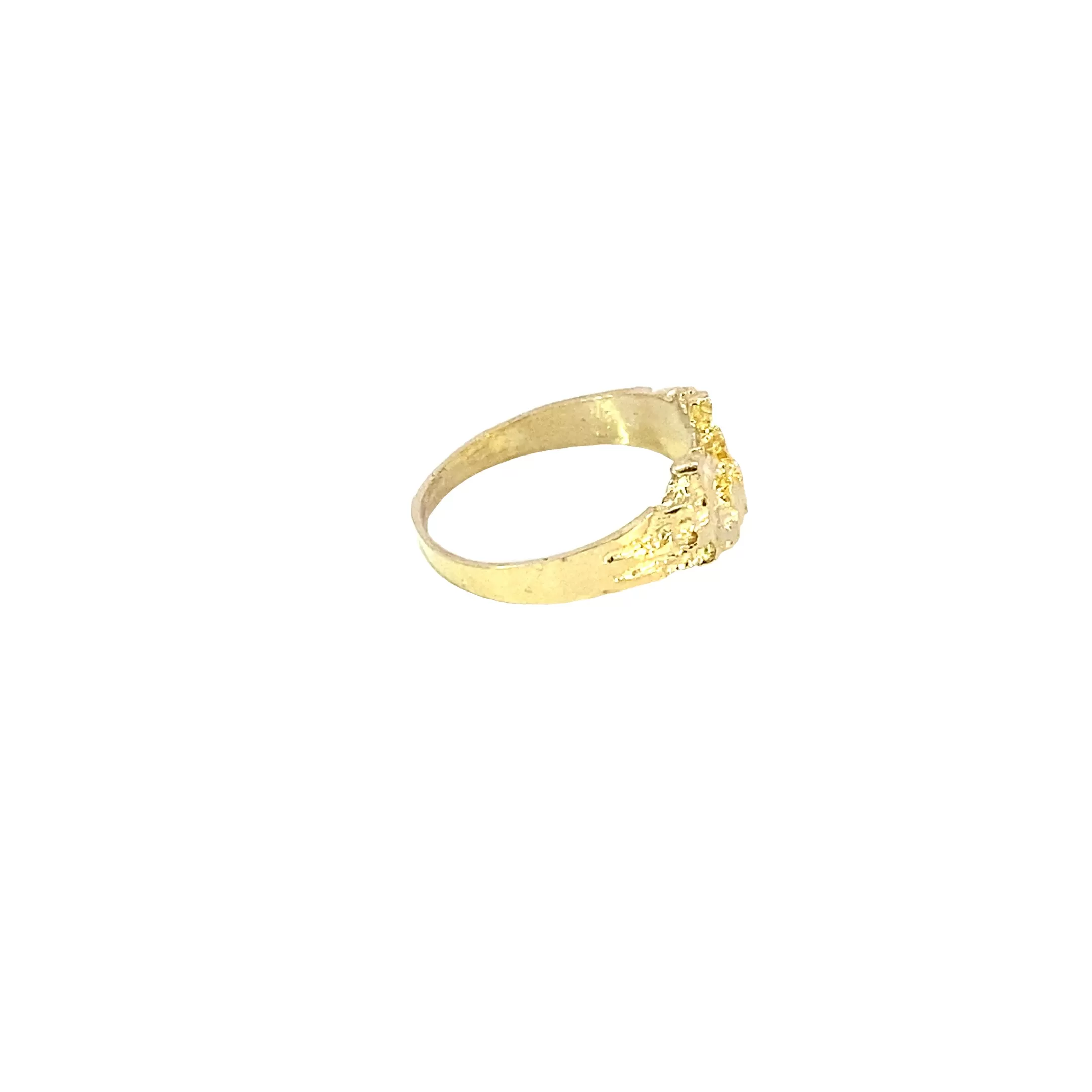 10K Gold Small Nugget Ring 2 Grams