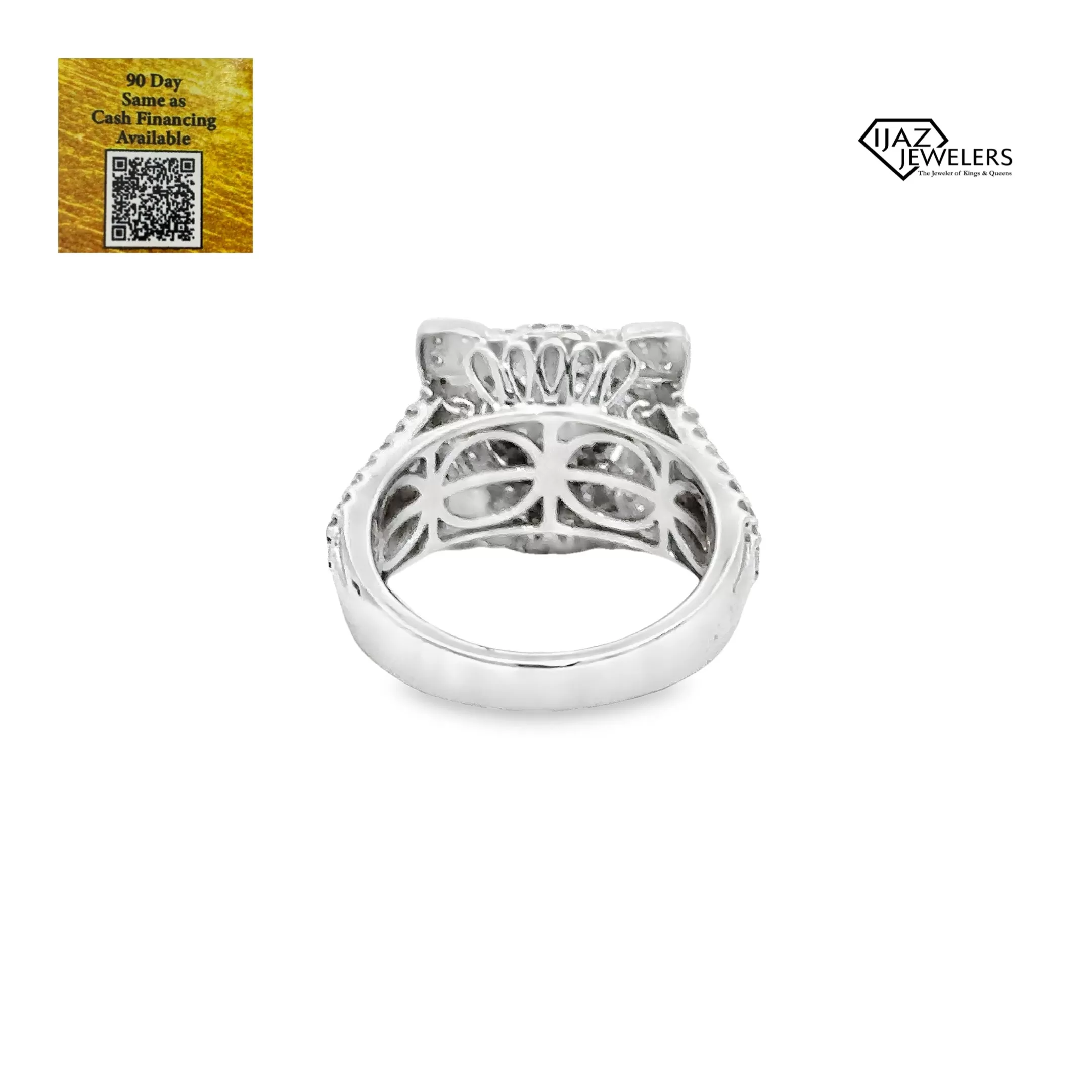 10K White Gold 1.49 CTW Diamond Ladies Ring