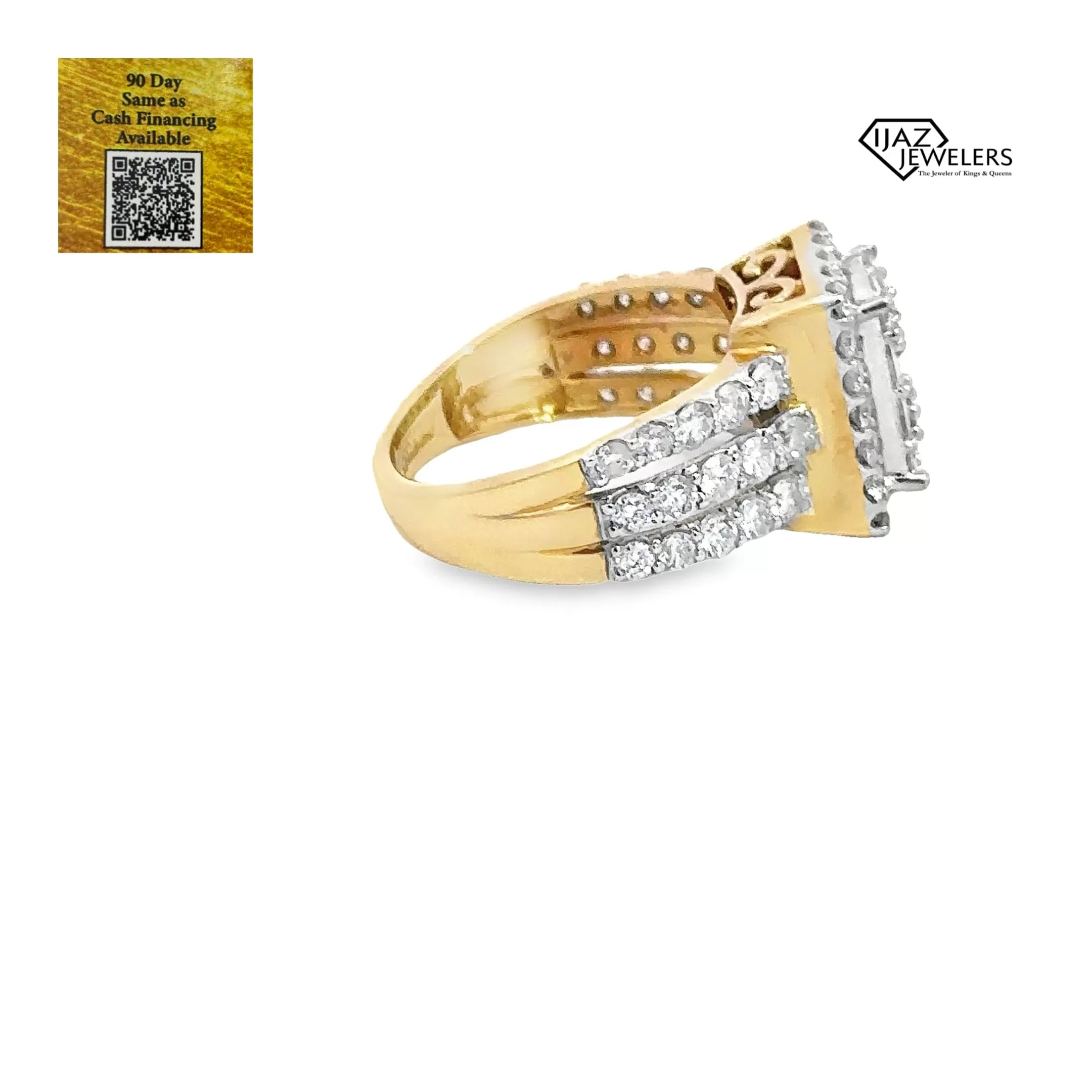 14K Gold 2.10 CTW Diamond Ladies Ring