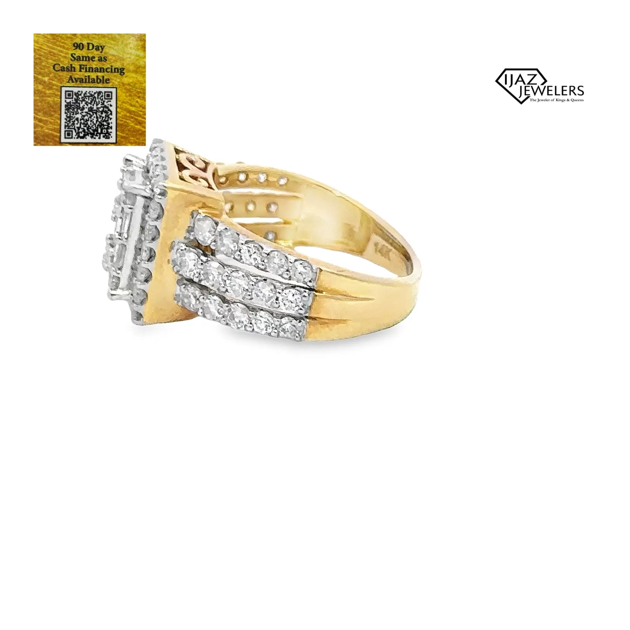 14K Gold 2.10 CTW Diamond Ladies Ring