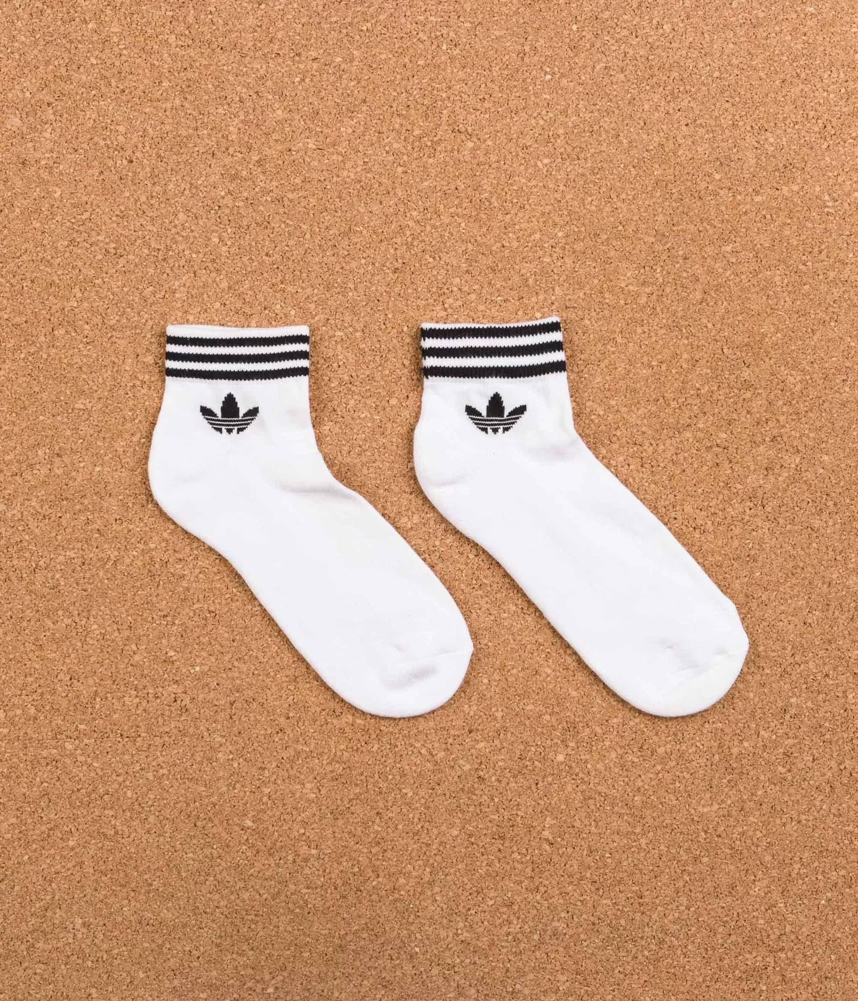 Adidas Trefoil Ankle Socks - White