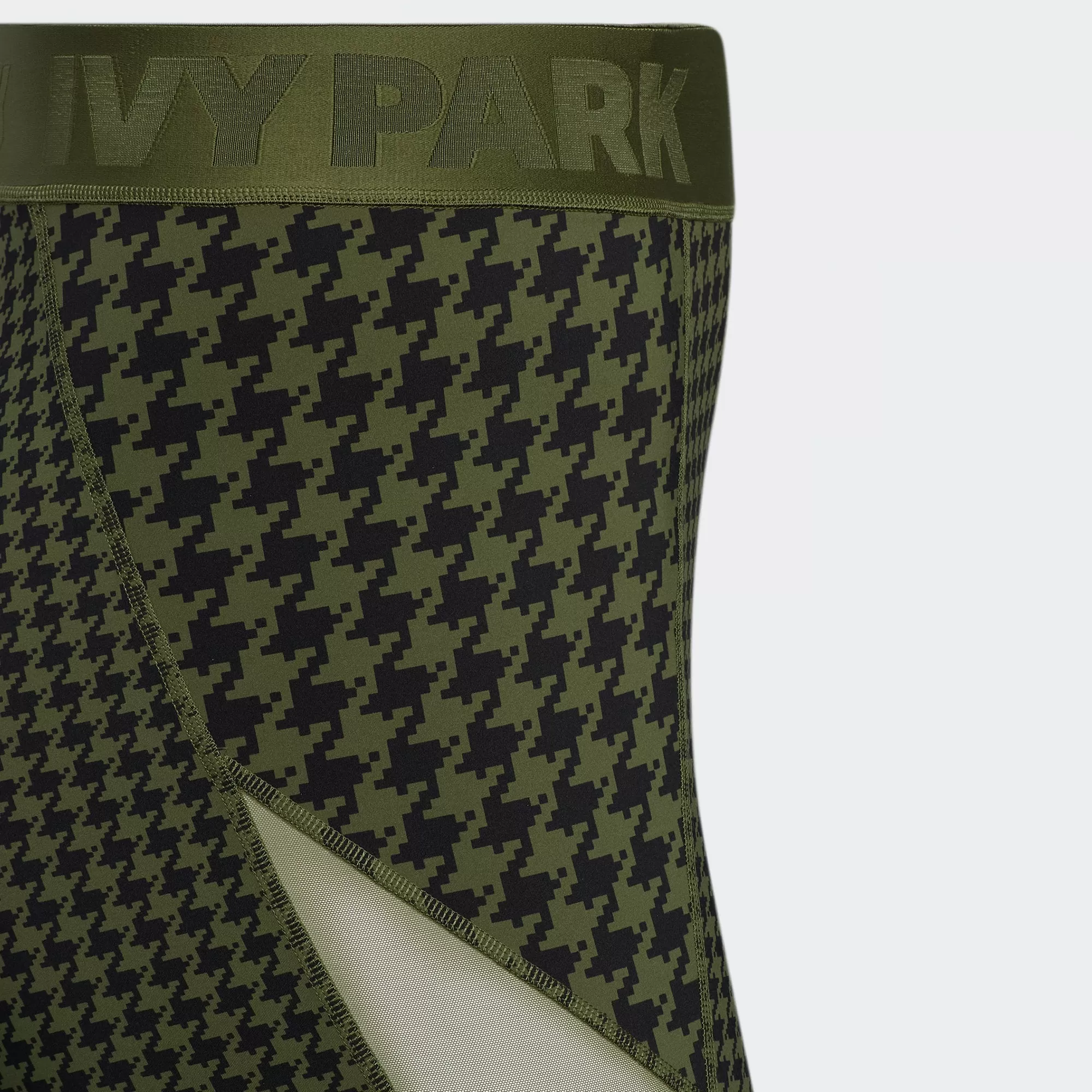 Adidas x Ivy Park Womens Branded 3 Stripe Tight 'Wild Pine/Black'