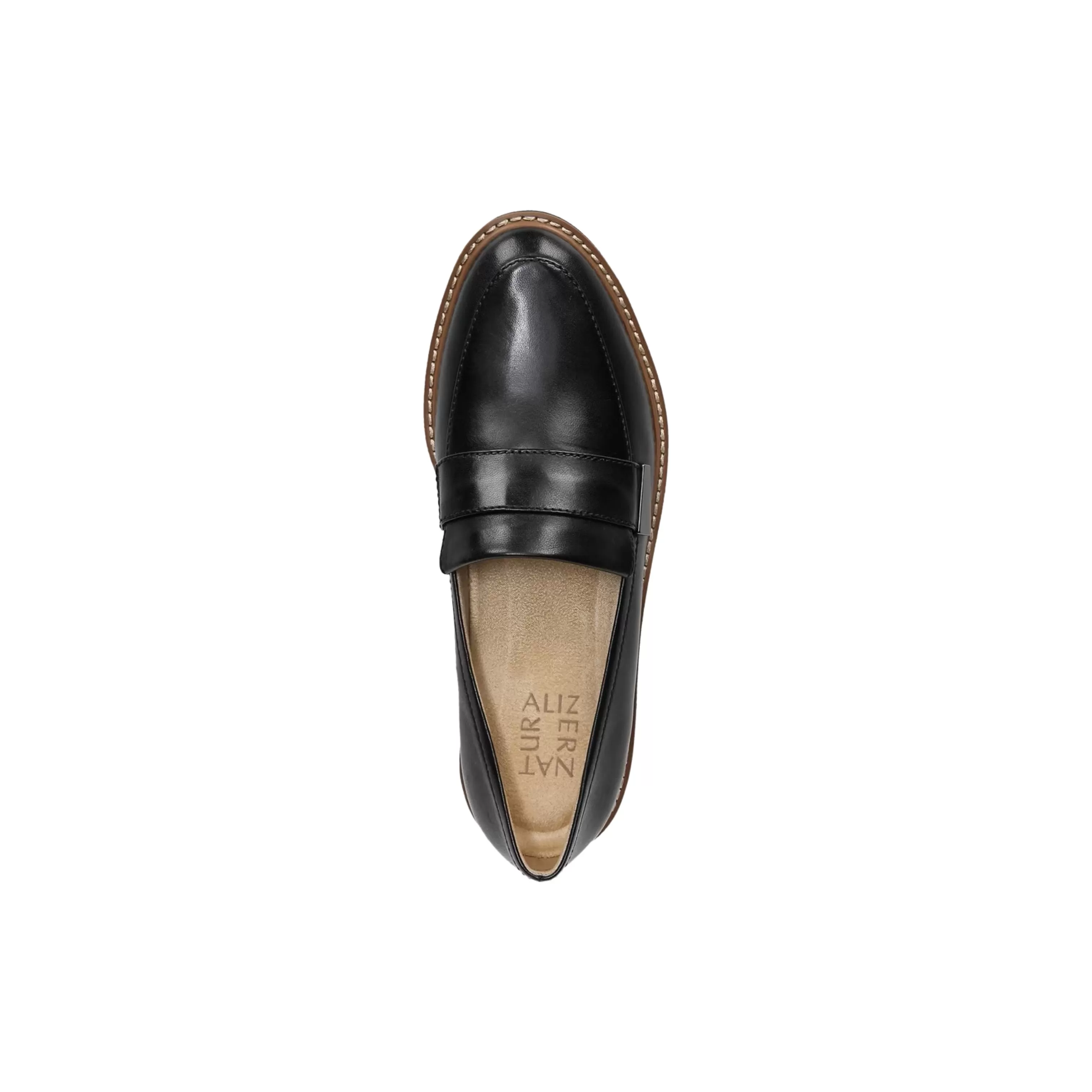 Adiline Black Leather Loafer