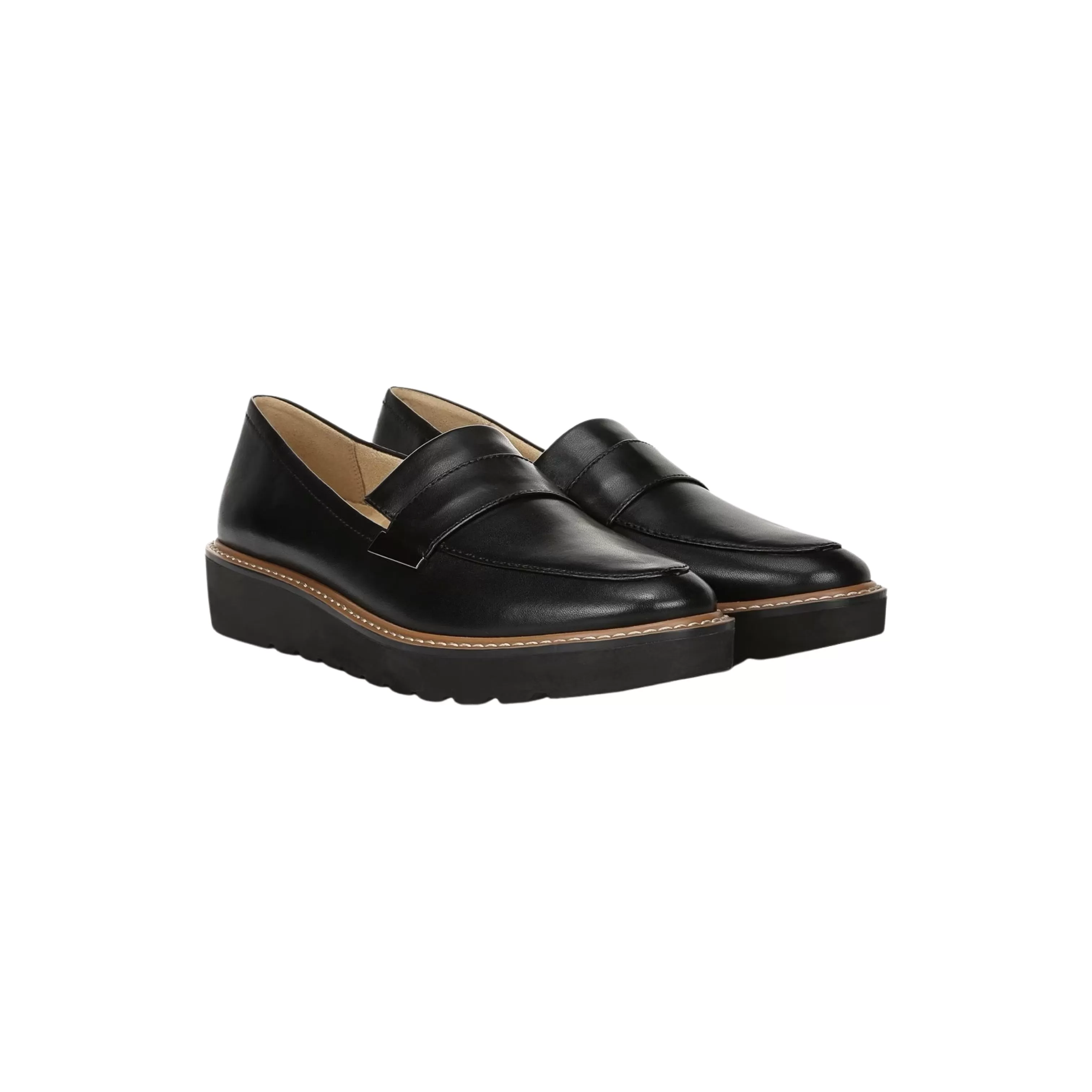 Adiline Black Leather Loafer