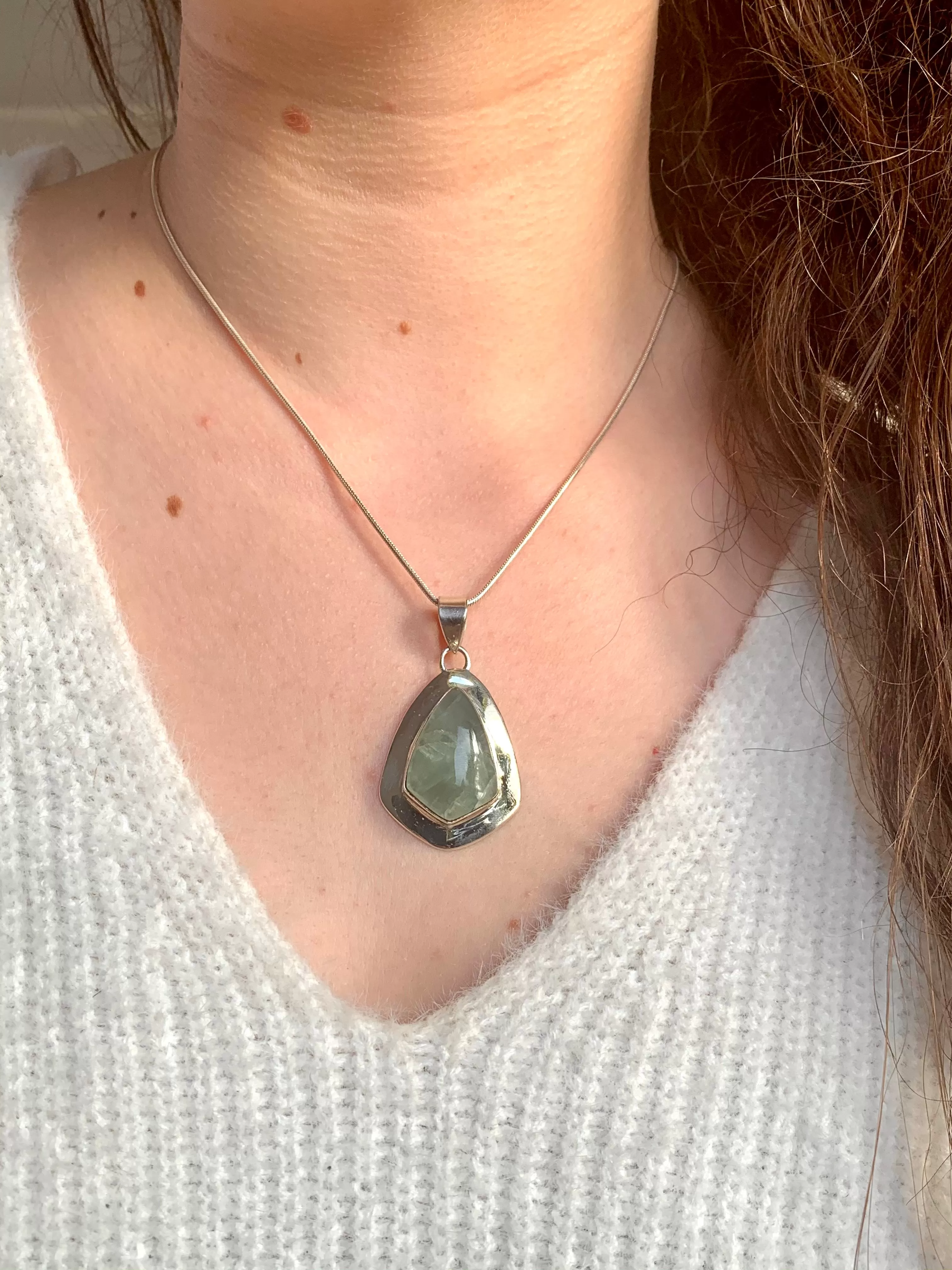 Aquamarine Medea Pendant - Kite