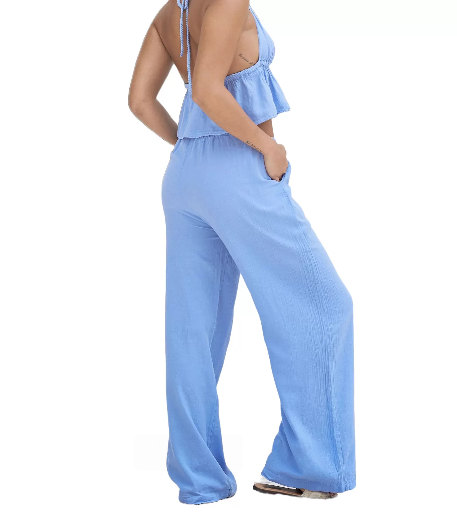 Aruba Draw String Wide Leg Pant