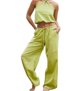 Aruba Draw String Wide Leg Pant