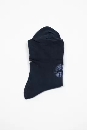 AS-215A Shibori Socks Navy