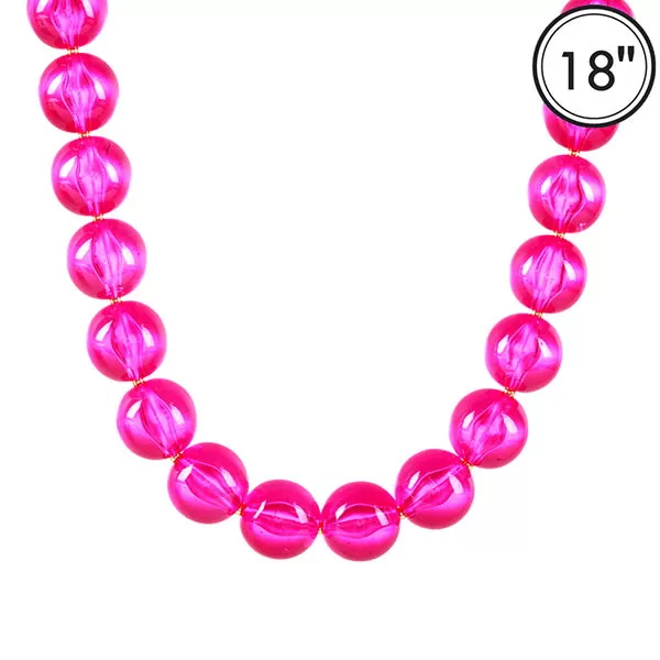 Barbie Theme Pearl Finish Necklace