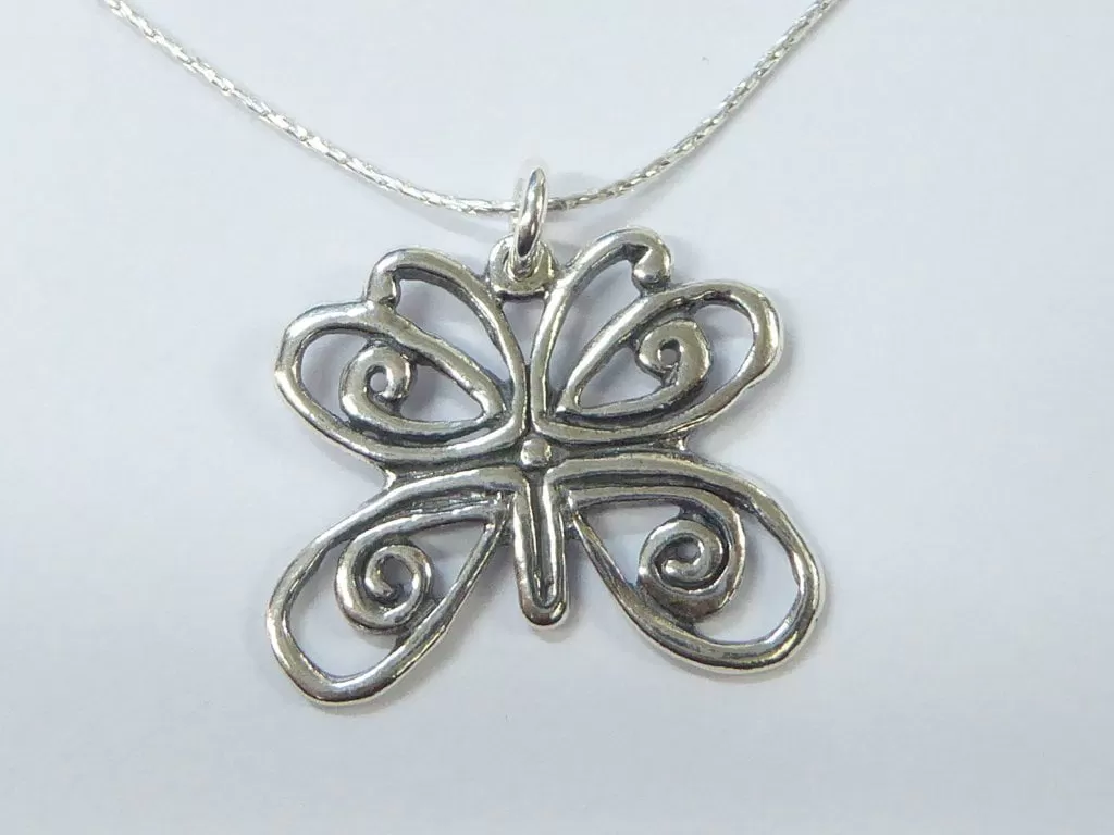 Butterfly Pendant for Woman Israeli Meaningful Necklaces