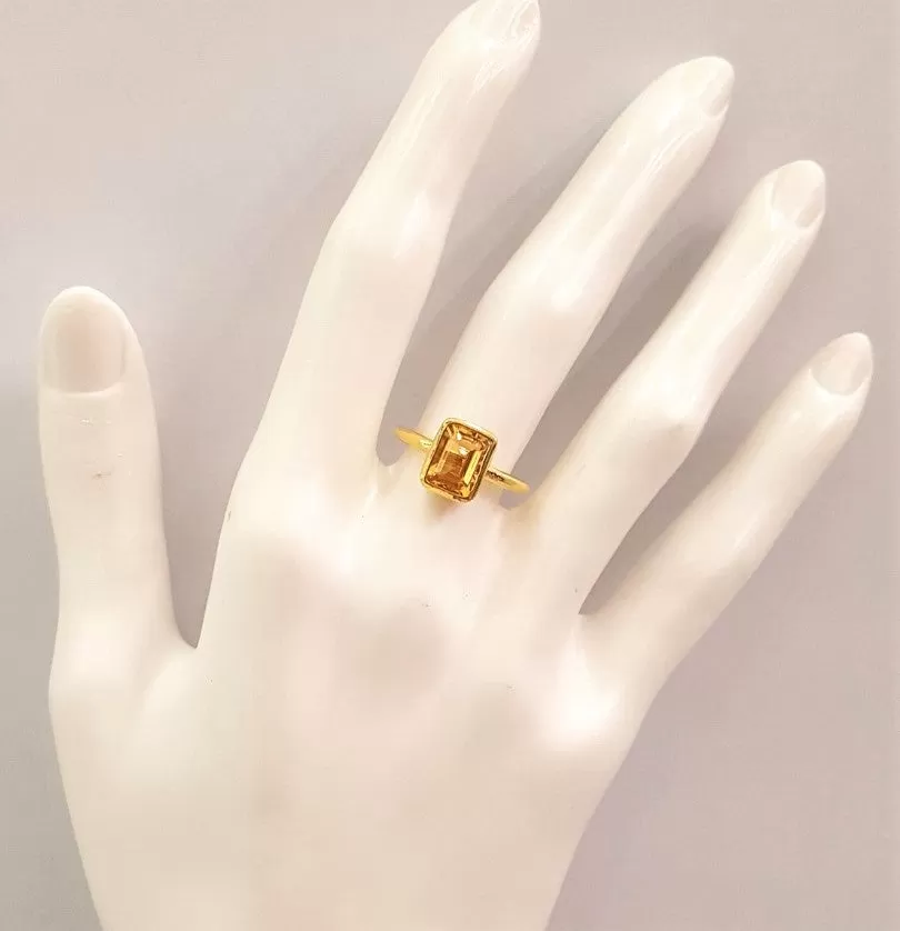 Citrine Maxi Ring