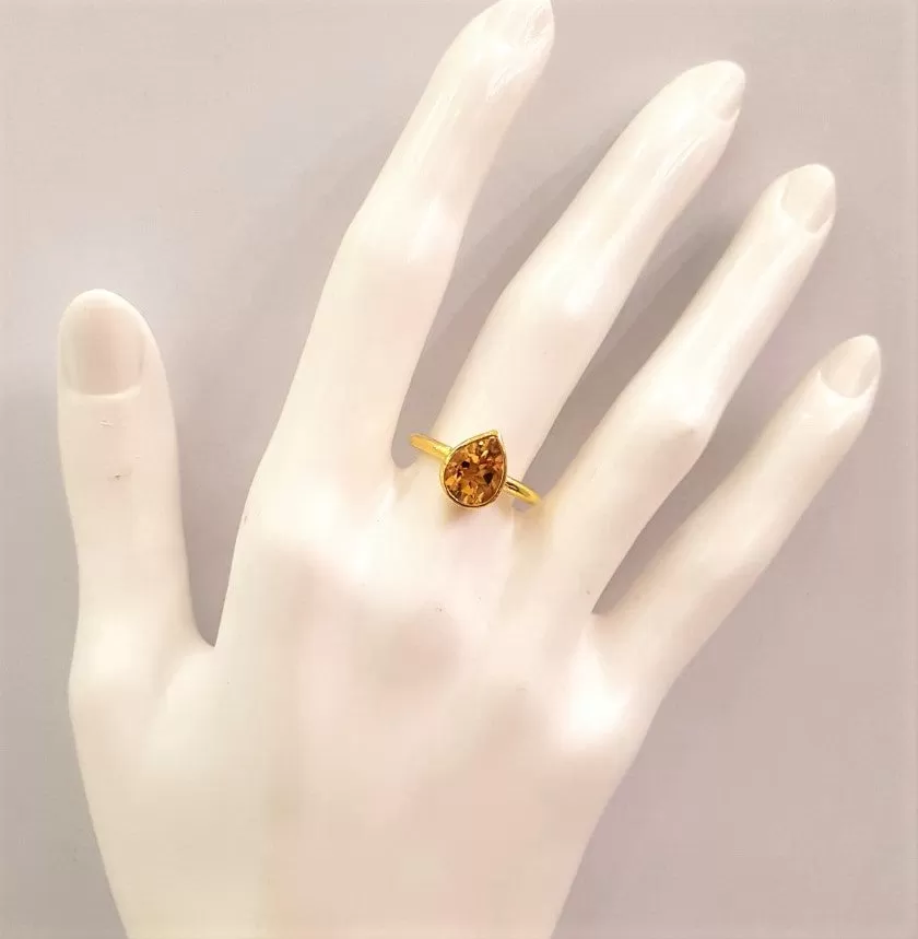 Citrine Maxi Ring