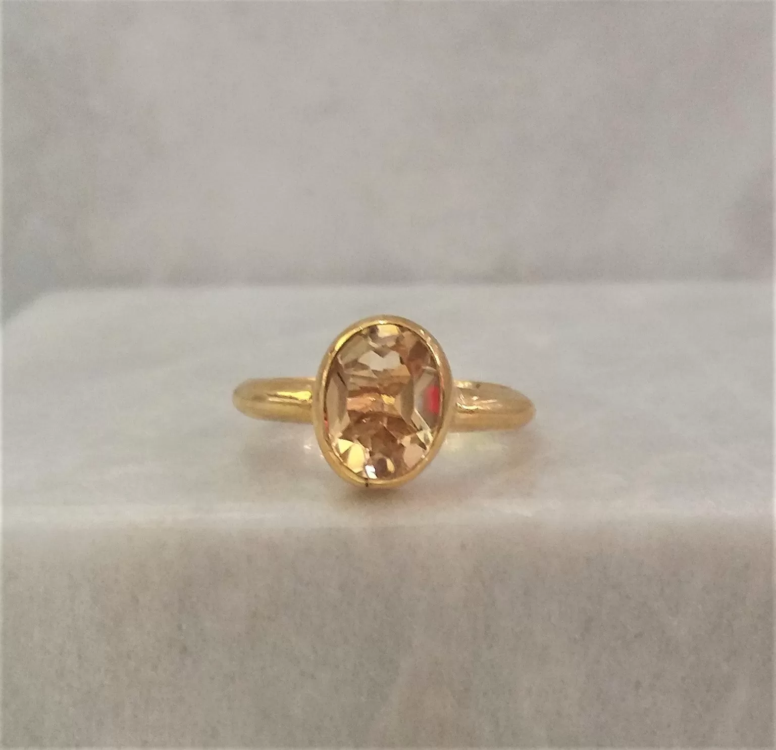 Citrine Maxi Ring