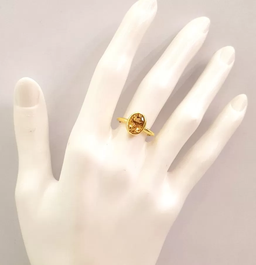 Citrine Maxi Ring