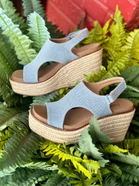 Corky's Denim Freddie Wedges