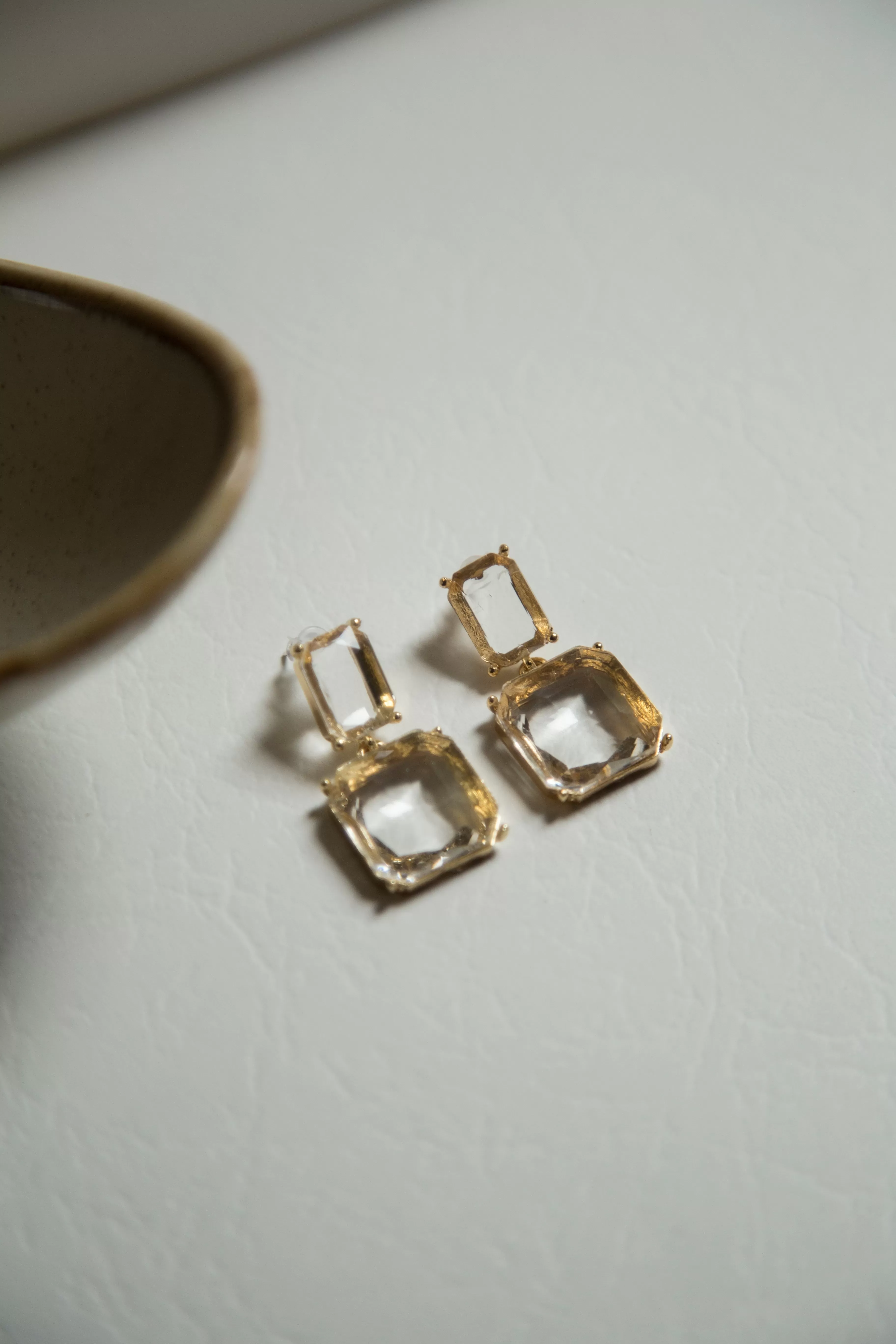 Double Square Earrings