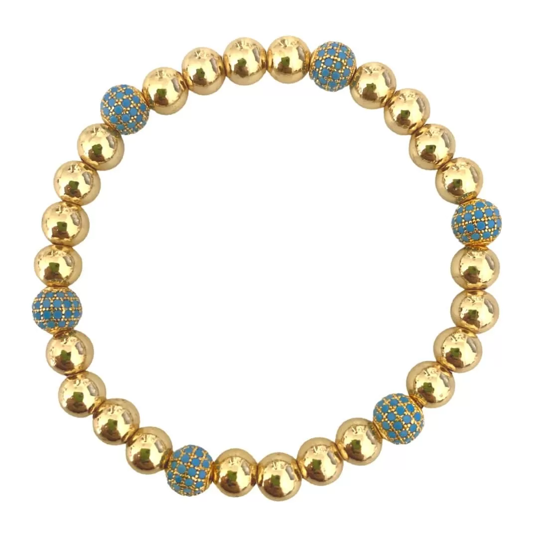 Fanciest Golden Color Ball Bracelets