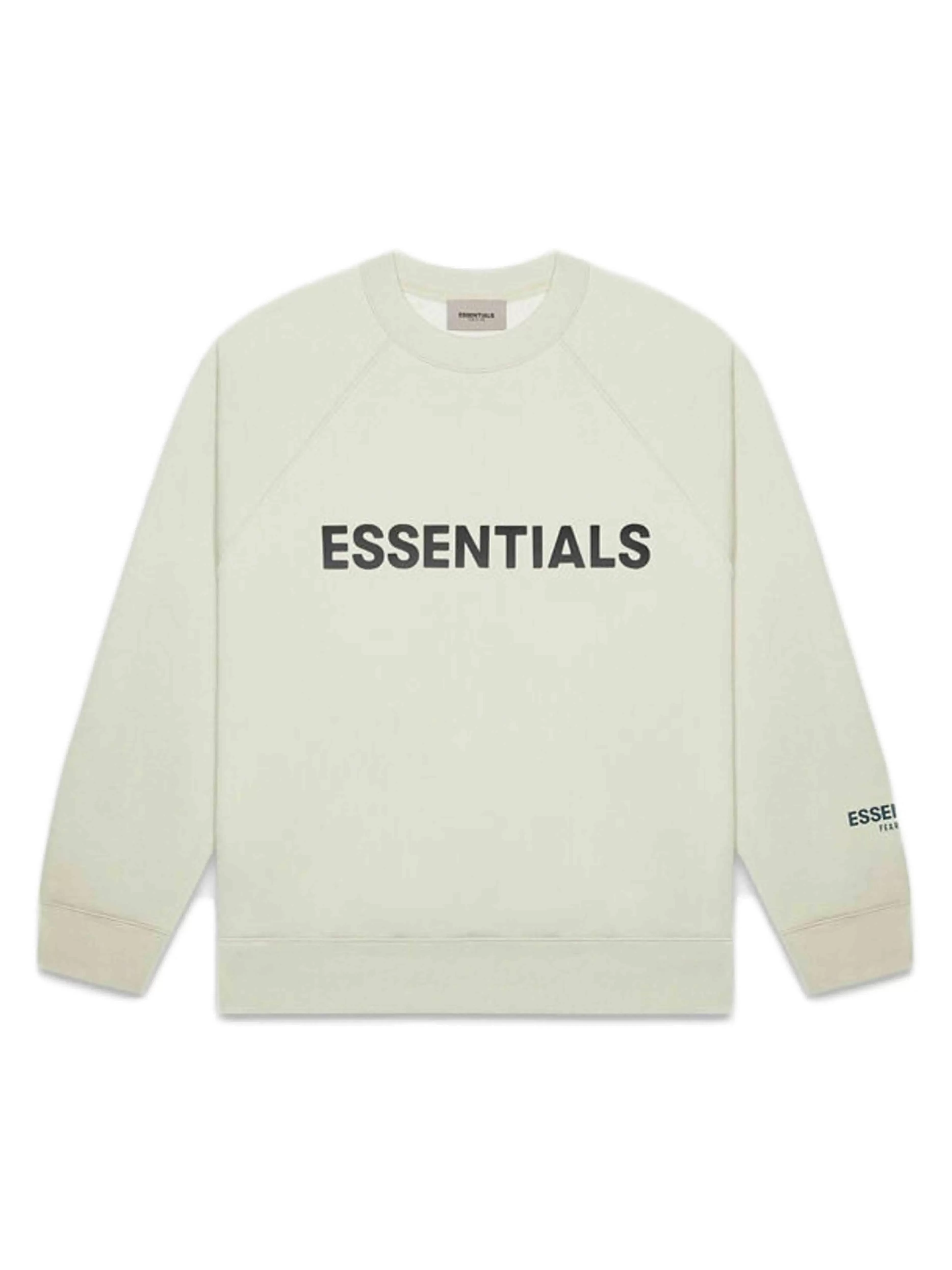 Fear Of God Essentials 3D Silicon Applique Crewneck Sage [FW20]