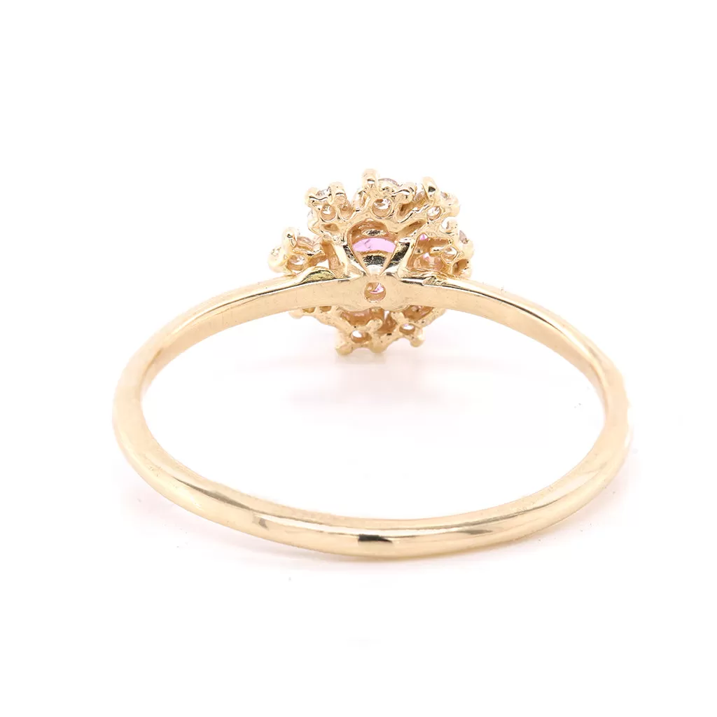 Florence II | morganite & diamonds