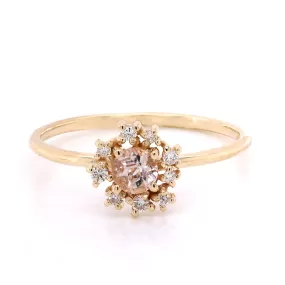 Florence II | morganite & diamonds