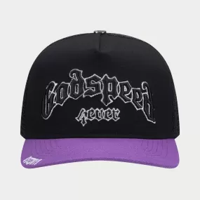 GODSPEED GS FOREVER TRUCKER HAT PURPLE/BLACK