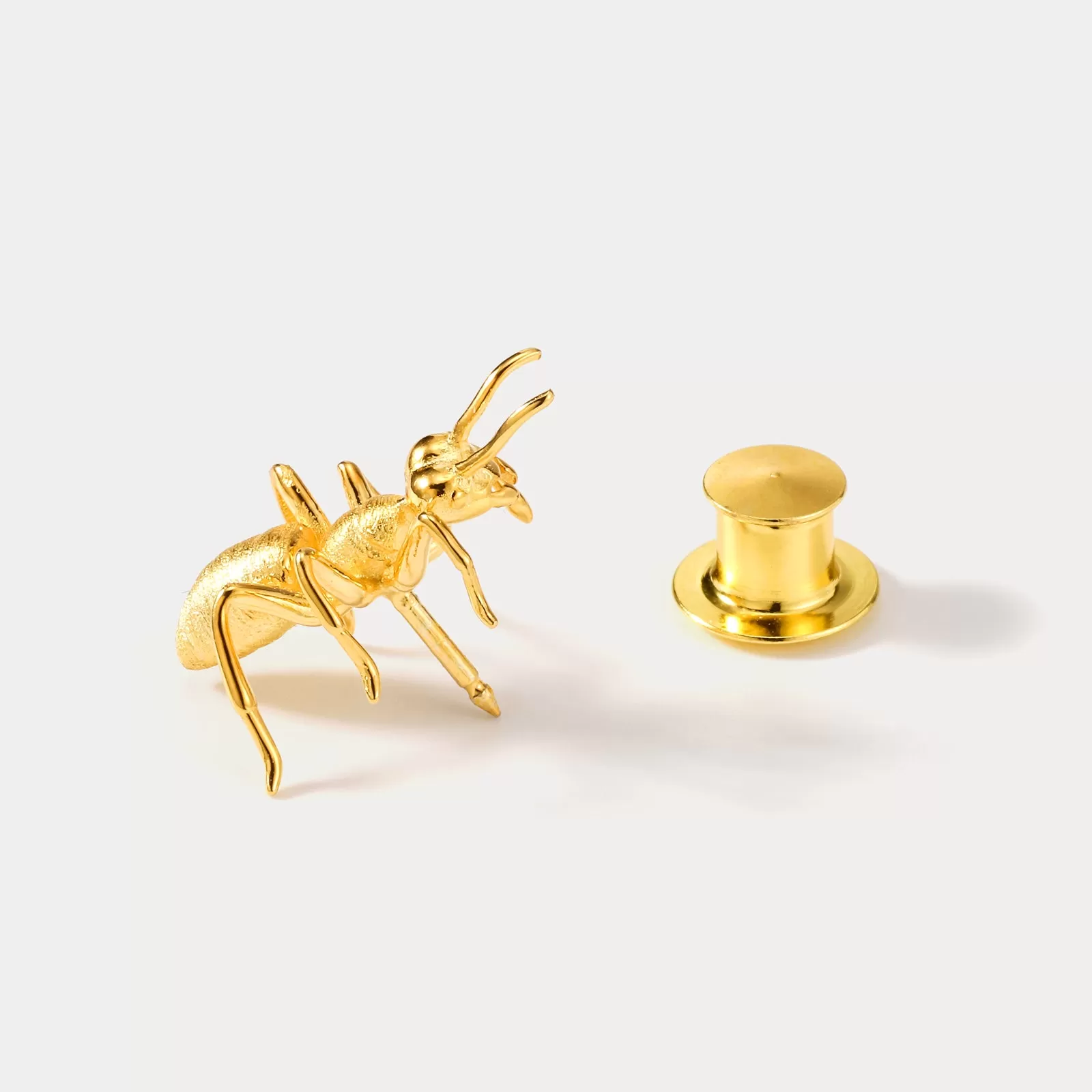 Gold Ant Brooch