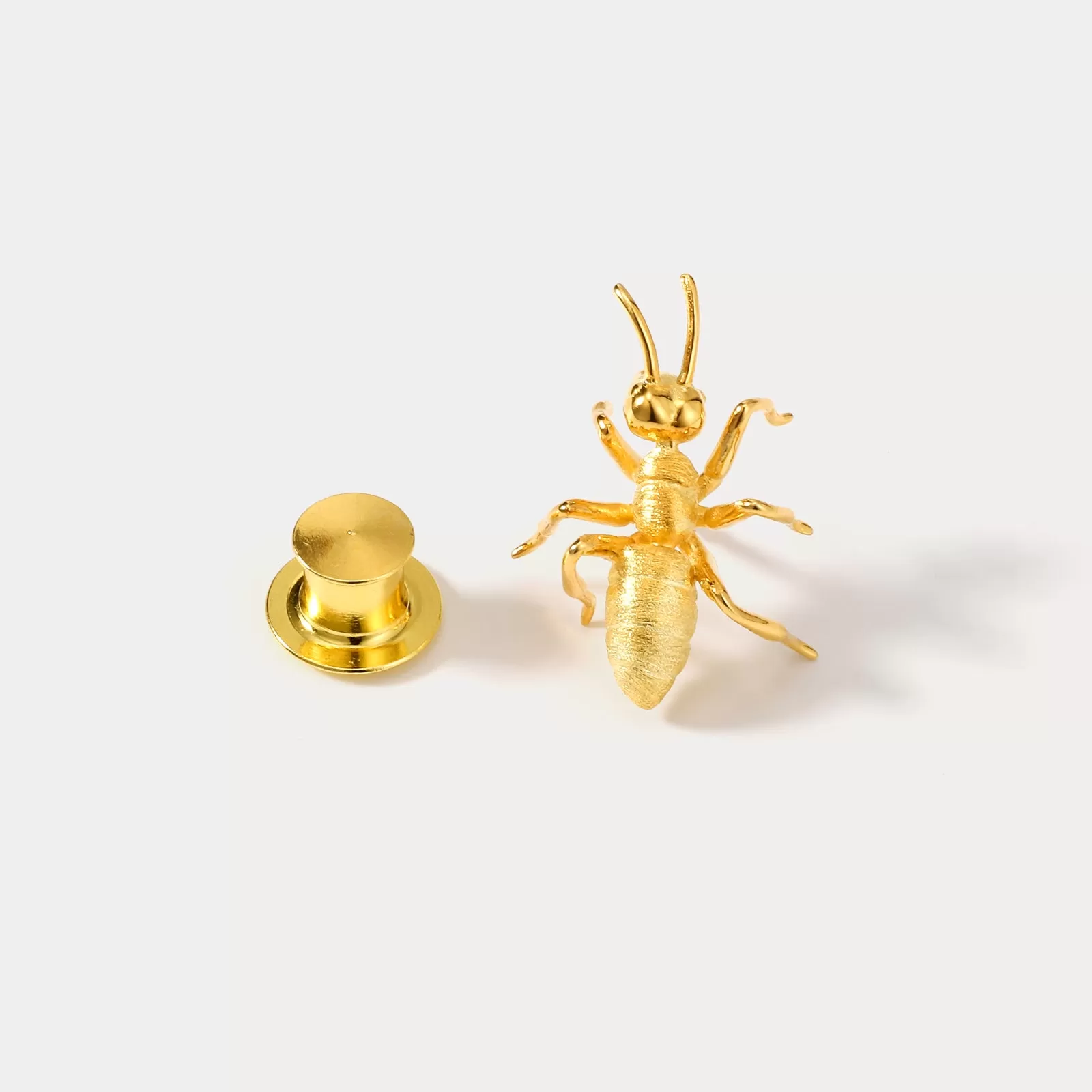 Gold Ant Brooch