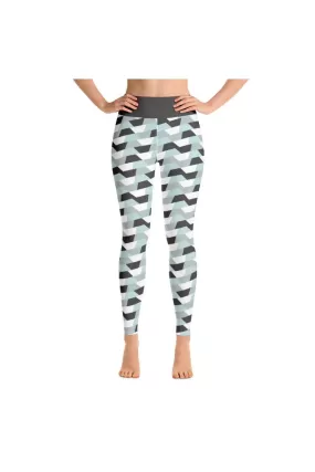 GRAY FOX RIBBON Yoga Leggings