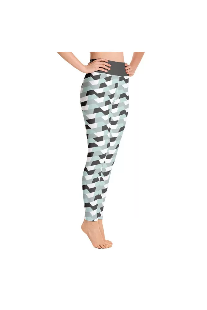 GRAY FOX RIBBON Yoga Leggings