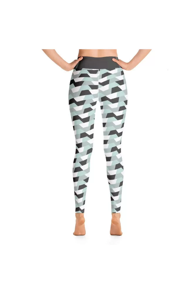 GRAY FOX RIBBON Yoga Leggings