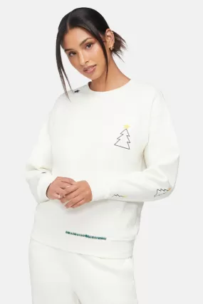 Joy Tree Cody Sweatshirt | Whisper White