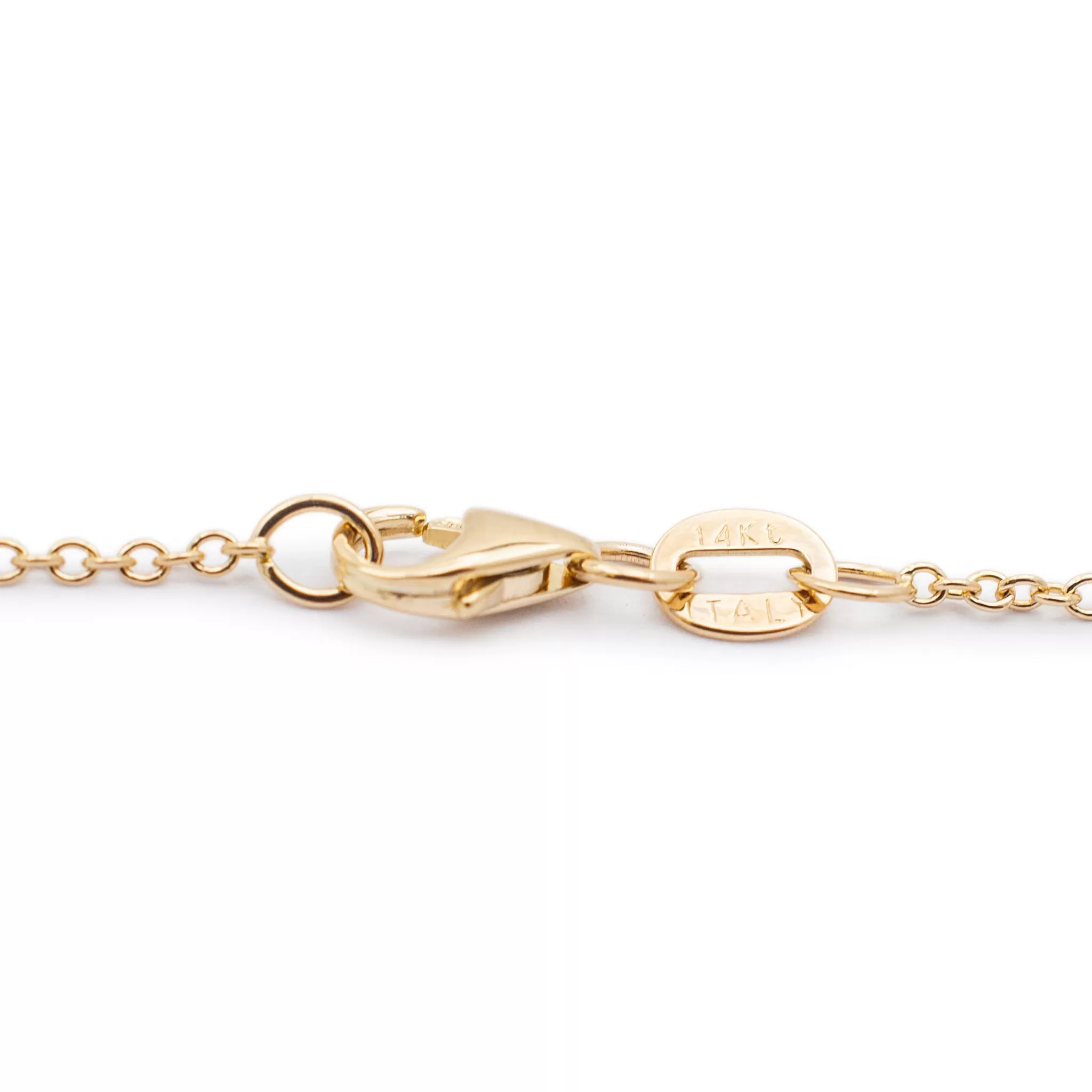 Ladies 14K Yellow Gold by the Yard Diamond Chain Necklace