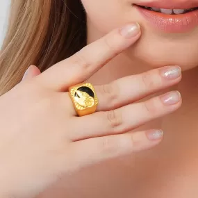 Linked Zodiac Rings for Women