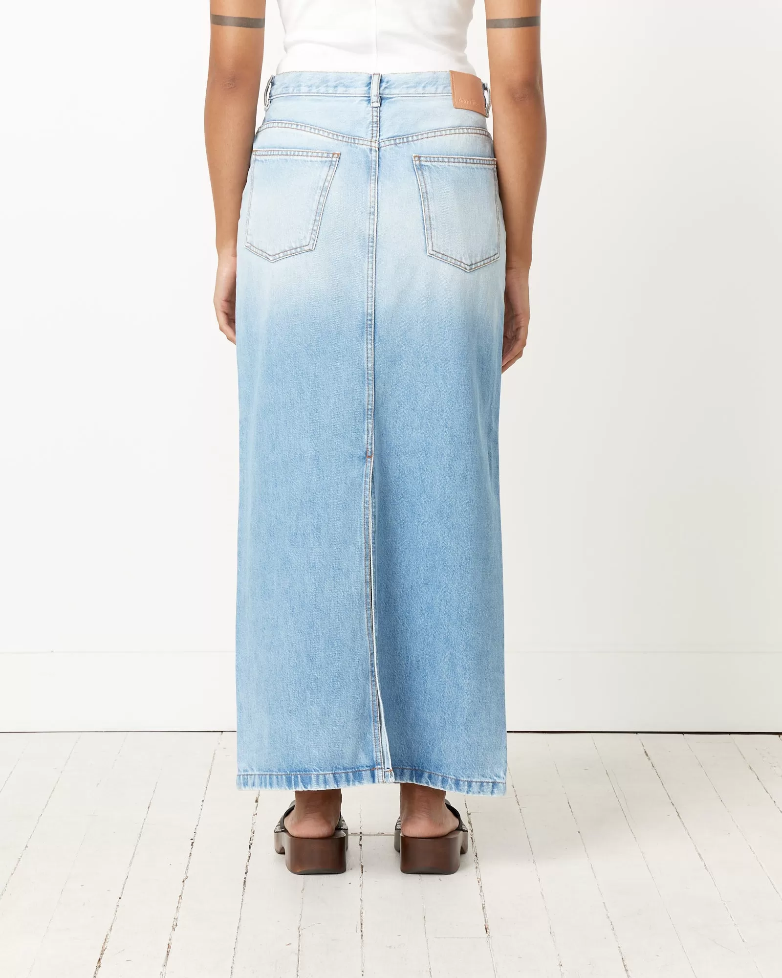 Long Denim Skirt