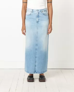 Long Denim Skirt