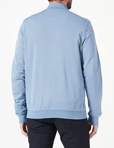 Long Sleeve Full Zip Knit 8750-35140 Blue