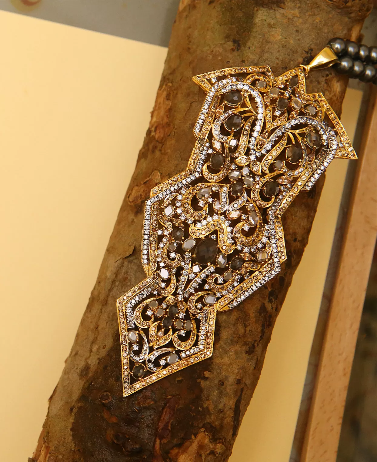 Long V shaped Regal Pendant