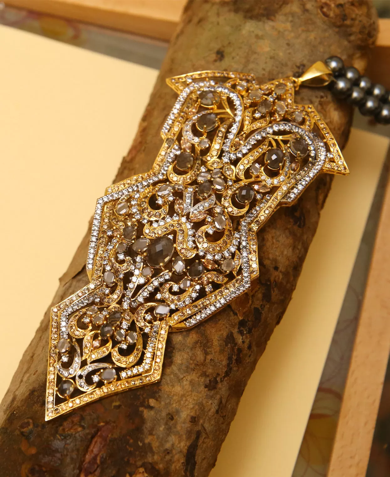 Long V shaped Regal Pendant