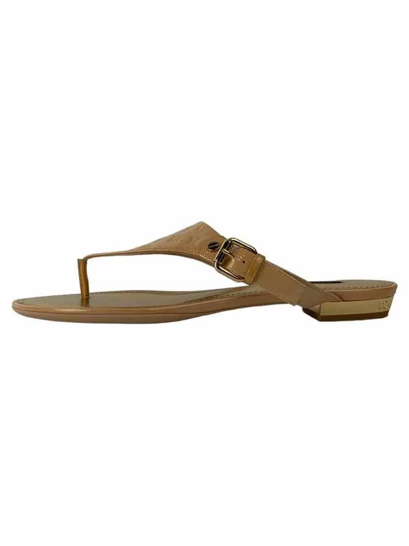 Louis Vuitton Patent Leather Monogram Sandals