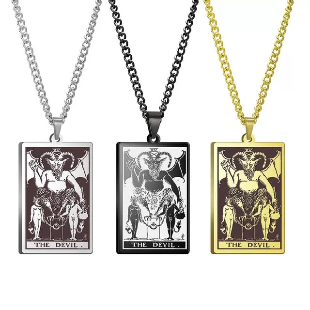 Major Arcana Tarot Card Necklaces